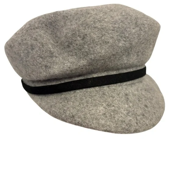Gray Wool Women's Cap - Picture 5 of 5